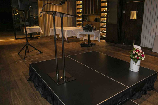 Sydney stage hire seminar corporate presentation