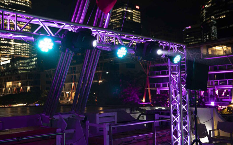 Lighting hire in Sydney outdoor venue